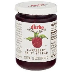 Darbo Fruit Sprd Frst Raspbry - Each