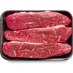 Open Nature Beef Grass Fed Angus Tri Tip Steak Boneless Service Case - 1 Lb