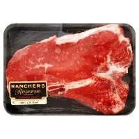Certified Angus Beef Loin T-Bone Steak Service Case - 2 Lb