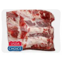 Meat Service Counter Usda Choice Beef Back Ribs - 5.00 Lb