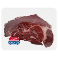 Usda Choice Beef Chuck Steak Boneless Thin Cut Service Case - 1.5 Lb.