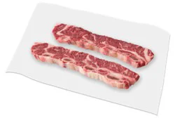 Usda Choice Beef Chuck Flanken Style Ribs - 1.5 Lb