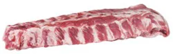 Pork Loin Back Ribs Sliced Previously Frozen Service Case - 2.5 Lb