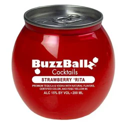 Buzzballz Strawberry Margarita - 200 Ml