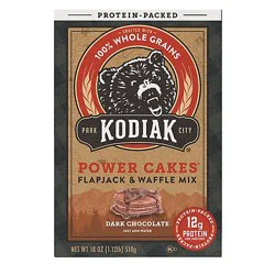 Kodiak Dark Chocolate Flapjack & Waffle Mix Box - 18 Oz