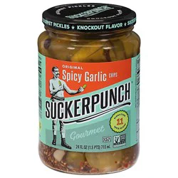 Suckerpunch Pickles Spicy Garlic Originals - 24 Oz