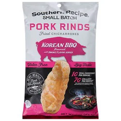 Southern Recipe Small Batch Pork Rinds Korean Kimchi Bbq - 4 Oz