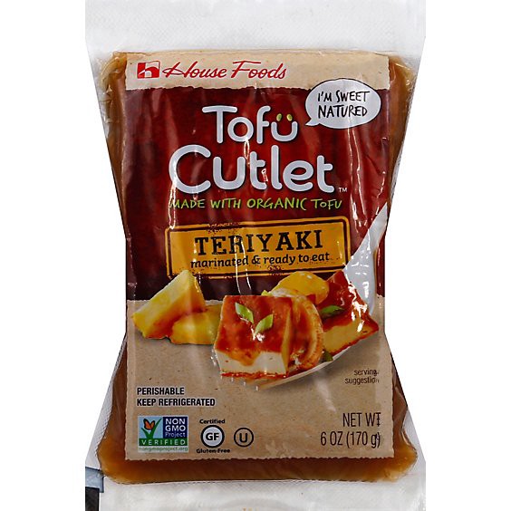 slide 1 of 1, House Foods Tofu Cutlet Teriyaki - 6 Oz, 6 oz