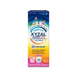 Children's Xyzal 24hr Allergy Medicine Bubble Gum Liquid - 5 Fl. Oz.