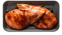 Chicken Breast Boneless Skinless Marinated Black Teriyaki Service Case - 2 Lb