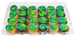 Bakery Cupcake Assorted Variety 24 Count - Each (Please Allow 24 Hours For Delivery Or Pickup)
