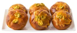 Kaiser Rolls With Jalapeno & Cheese 6 Count