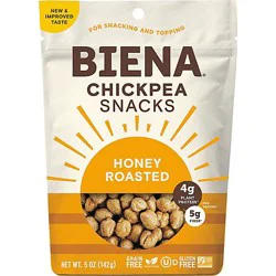 Biena Chickpea Roasted Honey - 5 Oz