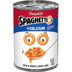 Campbell's Spaghettios Canned Pasta Plus Calcium - 15.8 Oz