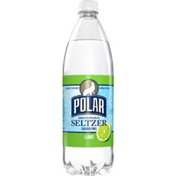 Polar Seltzer Water Lime In Bottle - 1 Liter