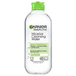Garnier Skinactive Micellar Cleansing Water And Makeup Remover For Oily Skin - 13.5 Fl. Oz.