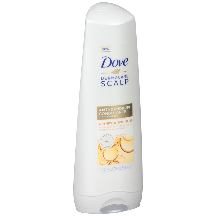 slide 5 of 7, Dove DermaCare Scalp Dryness Itch Relief Anti Dandruff Conditioner, 12 fl oz