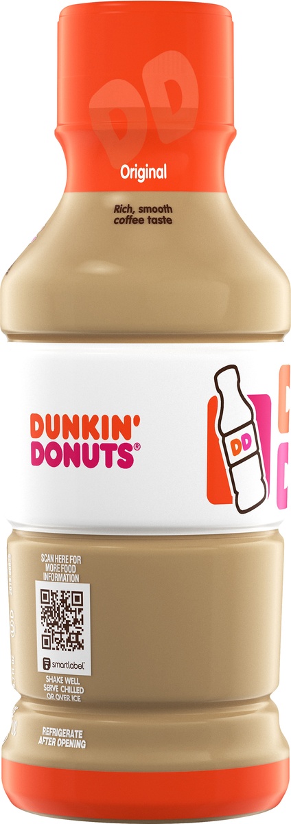 slide 4 of 5, Dunkin' Donuts Original Iced Coffee, 13.8 oz