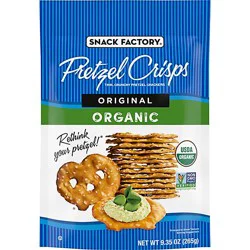 Snack Factory Organic Original Flavor Pretzel Crisps - 9.35 Oz