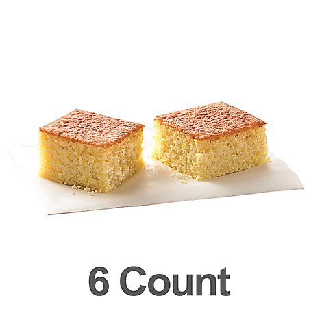 slide 1 of 1, Bakery Cornbread 6 Count - Each, 6 ct