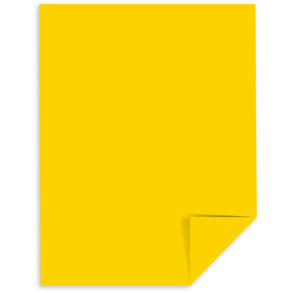 slide 3 of 10, Neenah Pa Astrobrights Colored Card Stock - Yellow pk), 65 lb