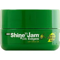 Shine N Jam Silk Edges With Olive Oil - 2 Oz