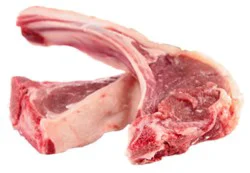 Meat Counter Lamb Usda Choice Rib Chops Service Case - 1 Lb