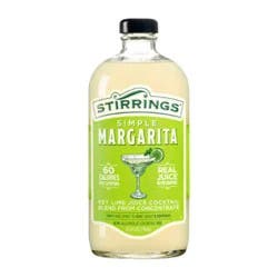 Stirrings Margarita Mix Non Alcoholic Cocktail Mixer In Bottle - 750 Ml