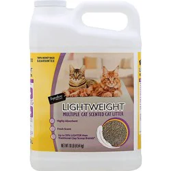 Signature Pet Care Cat Litter Lightweight Clumping Scented Multiple Cat - 10 Lb