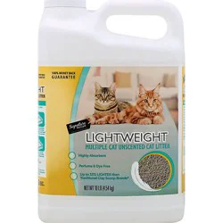 Signature Pet Care Cat Litter Lightweight Clumping Unscented Multiple Cat - 10 Lb