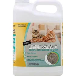 Signature Pet Care Cat Litter Lightweight Clumping Unscented Multiple Cat - 10 Lb