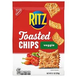 Ritz Toasted Chips Veggie Crackers - 8.1 Oz