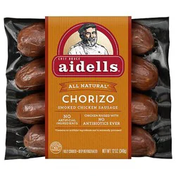 Aidells Sausage Chicken Chorizo Smoked - 12 Oz