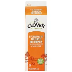 Clover Btrmilk 1% Lf Qt - 32 Oz