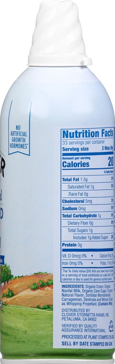 slide 10 of 11, Clover Natl Crmtopping Aerosl - 7 Oz, 7 oz