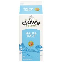 Clover Half And Half - 64 Oz