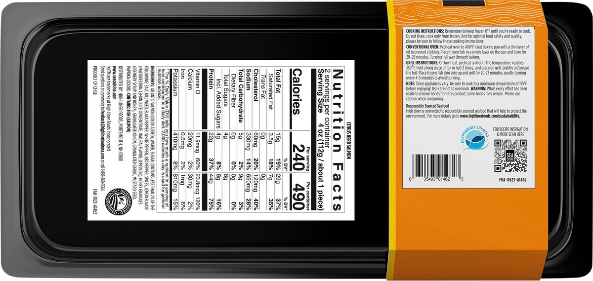 slide 3 of 9, Sea Cuisine Citrus Herb Salmon - 8 Oz, 8 oz