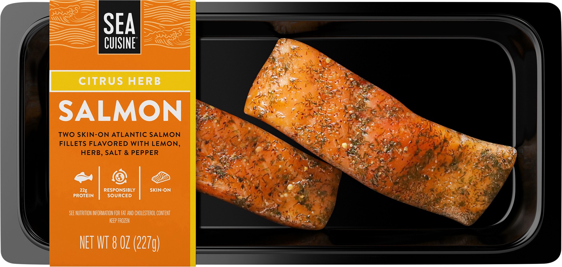 slide 7 of 9, Sea Cuisine Citrus Herb Salmon - 8 Oz, 8 oz