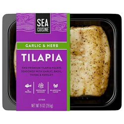 Sea Cuisine Garlic & Herb Tilapia - 9 Oz