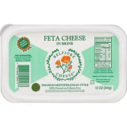 Belfiore Cheese Feta Cheese In Brine - 12 Oz