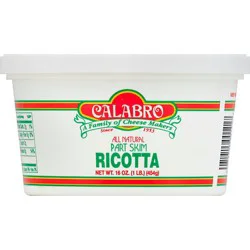 Calabro Ricotta Part Skim - 16 Oz