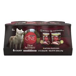 Purina One True Instinct Turkey & Venison Wet Dog Food - 6-13 Oz