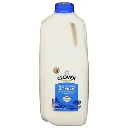 Clover 2% Reduced Fat Milk Jug - Half Gallon