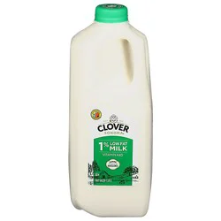 Clover 1% Lowfat Milk Jug - Half Gallon