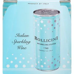 Bollicini Sparkling Cuvee Wine - 4-250 Ml