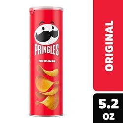 Pringles Potato Crisps Chips Original Lunch Snacks - 5.2 Oz