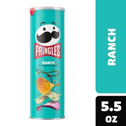 Pringles Potato Crisps Chips Ranch Lunch Snacks - 5.5 Oz