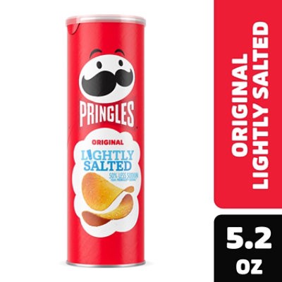 slide 1 of 5, Pringles Potato Crisps Chips Lightly Salted Original Lunch Snacks - 5.2 Oz, 5.2 oz