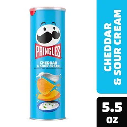 Pringles Potato Crisps Chips Cheddar And Sour Cream Lunch Snacks - 5.5 Oz