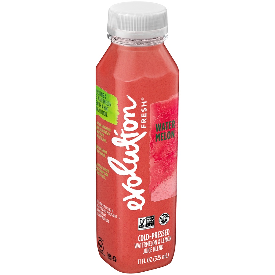 slide 2 of 6, Evolution Fresh Cold-Pressed Mighty Watermelon Juice, 11 oz, 